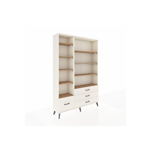 Arges Dolap 9 Raflı 4 Çekmeceli  132x30x195 Aytaşı-çam/aytaşı