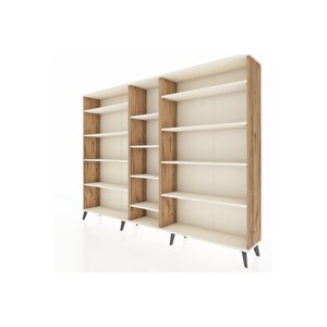 Arges Dolap 11 Raflı  220x30x163 Çam-aytaşı