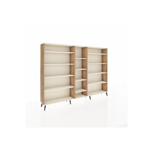 Arges Dolap 11 Raflı  220x30x163 Çam-aytaşı