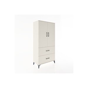 Hyperion Dolap 3 Raflı 2 Çekmeceli 2 Kapaklı 88x44x182 Aytaşı-aytaşı
