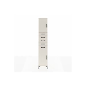 Hyperion Dolap 3 Raflı 5 Çekmeceli 2 Kapaklı 44x44x243 Aytaşı-aytaşı