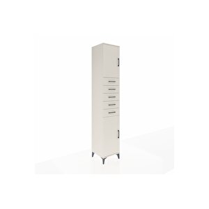 Hyperion Dolap 3 Raflı 5 Çekmeceli 2 Kapaklı 44x44x243 Aytaşı-aytaşı