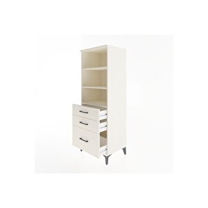 Hyperion Dolap 3 Raflı 3 Çekmeceli 60x44x163 Aytaşı-aytaşı