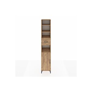 Hyperion Dolap 5 Raflı Tek Çekmeceli Tek Kapaklı 44x44x243 Çam-çam