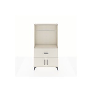 Arges Dolap Tek Raflı Tek Çekmeceli Tek Askılı 88x30x163 Aytaşı-aytaşı