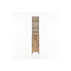 Hyperion Dolap 4 Raflı 2 Çekmeceli Tek Kapaklı 44x44x221 Aytaşı-çam