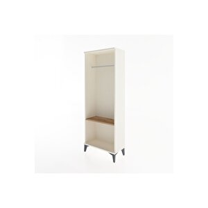 Arges Dolap Tek Raflı Kapaklı Tek Askılı 60x30x163 Aytaşı-çam