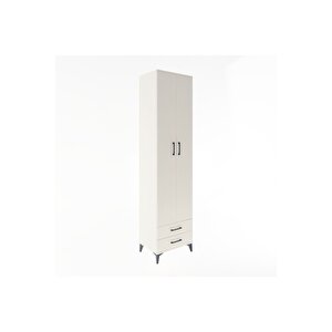 Hyperion Dolap 6 Raflı 2 Çekmeceli 2 Kapaklı 60x44x243 Aytaşı-aytaşı