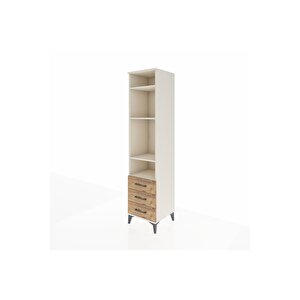 Hyperion Dolap 4 Raflı 3 Çekmeceli 44x44x195 Aytaşı-çam