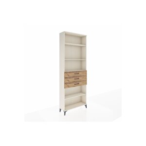 Arges Dolap 4 Raflı 3 Çekmeceli 88x30x243 Aytaşı-çam