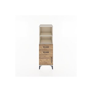 Hyperion Dolap 2 Raflı 2 Çekmeceli Tek Kapaklı 44x44x134 Aytaşı-çam