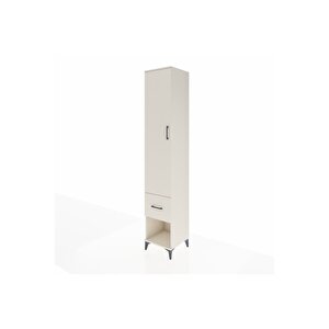 Hyperion Dolap 5 Raflı Tek Çekmeceli Tek Kapaklı 44x44x243 Aytaşı-aytaşı