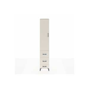 Hyperion Dolap 2 Raflı 3 Çekmeceli Tek Askılı 44x44x243 Aytaşı-aytaşı