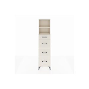 Arges Dolap 2 Raflı 4 Çekmeceli 44x30x182 Aytaşı-aytaşı