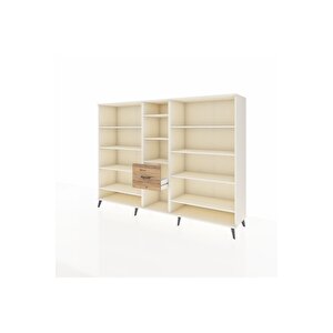 Hyperion Dolap 11 Raflı 3 Çekmeceli  220x44x163 Aytaşı-aytaşı/çam