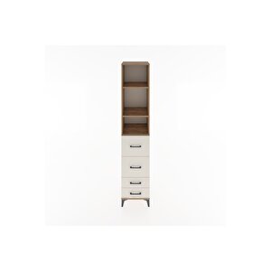 Hyperion Dolap 3 Raflı 4 Çekmeceli 44x44x221 Çam-aytaşı