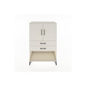 Hyperion Dolap 2 Raflı 2 Çekmeceli 2 Kapaklı 88x44x134 Aytaşı-aytaşı