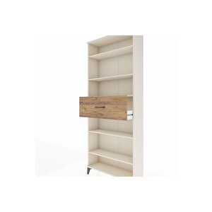 Arges Dolap 5 Raflı Tek Çekmeceli 88x30x221 Aytaşı-çam