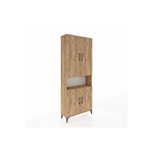 Arges Dolap 5 Raflı 4 Kapaklı 88x30x221 Çam-çam