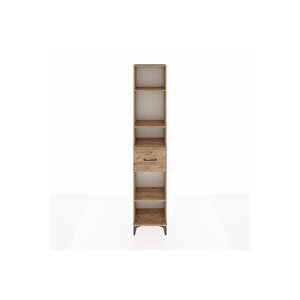 Arges Dolap 4 Raflı Tek Çekmeceli 44x30x221 Çam-çam