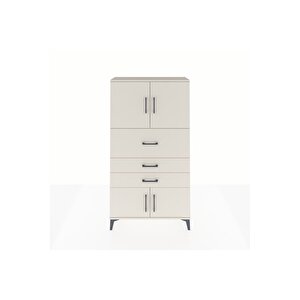 Arges Dolap 2 Raflı 3 Çekmeceli 4 Kapaklı 88x30x163 Aytaşı-aytaşı