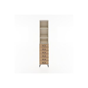 Hyperion Dolap 3 Raflı 6 Çekmeceli 44x44x221 Aytaşı-çam
