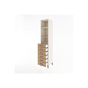 Hyperion Dolap 3 Raflı 6 Çekmeceli 44x44x221 Aytaşı-çam