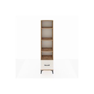 Arges Dolap 4 Raflı Tek Çekmeceli 44x30x182 Çam-aytaşı