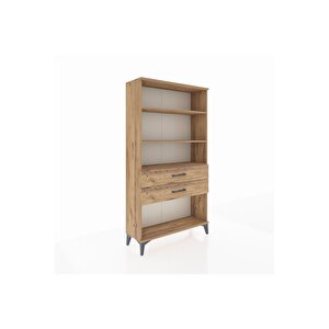 Arges Dolap 3 Raflı 2 Çekmeceli 88x30x163 Çam-çam