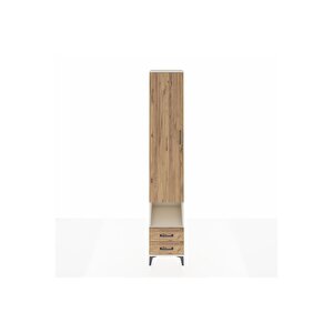 Hyperion Dolap 6 Raflı 2 Çekmeceli Tek Kapaklı 44x44x243 Aytaşı-çam