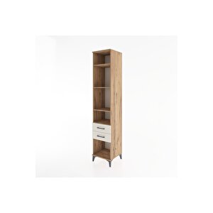 Hyperion Dolap 4 Raflı 2 Çekmeceli 44x44x221 Çam-aytaşı