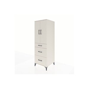 Kronos Dolap 2 Raflı 3 Çekmeceli 2 Kapaklı 60x59x182 Aytaşı-aytaşı