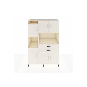 Kronos Dolap 8 Raflı 2 Çekmeceli 6 Kapaklı 132x59x195 Aytaşı-aytaşı/aytaşı