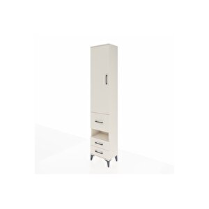 Arges Dolap 3 Raflı 3 Çekmeceli Tek Askılı 44x30x221 Aytaşı-aytaşı