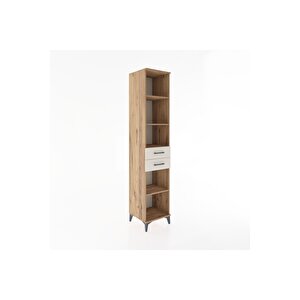 Hyperion Dolap 4 Raflı 2 Çekmeceli 44x44x221 Çam-aytaşı