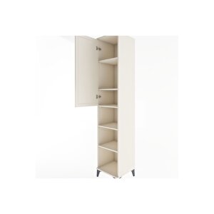 Hyperion Dolap 5 Raflı Tek Kapaklı 44x44x221 Aytaşı-aytaşı