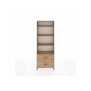 Arges Dolap 4 Raflı 2 Çekmeceli 88x30x243 Çam-çam