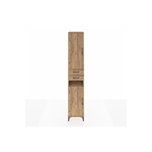 Hyperion Dolap 5 Raflı 2 Çekmeceli 2 Kapaklı 44x44x243 Çam-çam