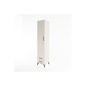 Hyperion Dolap 5 Raflı 2 Çekmeceli Tek Kapaklı 44x44x221 Aytaşı-aytaşı