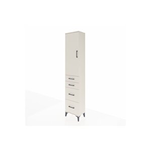 Arges Dolap 2 Raflı 4 Çekmeceli Tek Askılı 44x30x221 Aytaşı-aytaşı