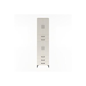 Hyperion Dolap 4 Raflı 5 Çekmeceli 4 Kapaklı 60x44x243 Aytaşı-aytaşı