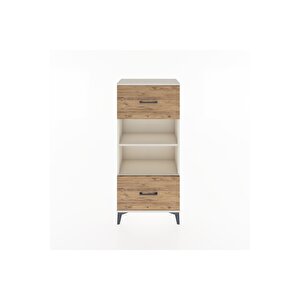 Hyperion Dolap 2 Raflı 2 Çekmeceli 60x44x134 Aytaşı-çam