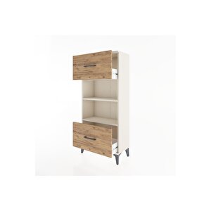 Hyperion Dolap 2 Raflı 2 Çekmeceli 60x44x134 Aytaşı-çam