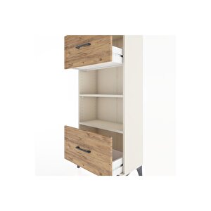 Hyperion Dolap 2 Raflı 2 Çekmeceli 60x44x134 Aytaşı-çam