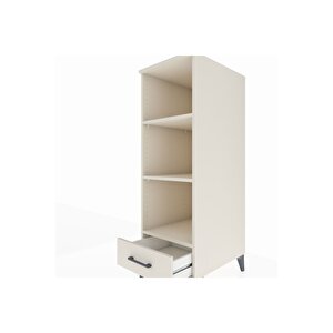 Kronos Dolap 3 Raflı Tek Çekmeceli 44x59x134 Aytaşı-aytaşı