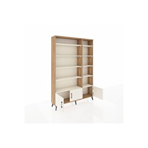 Arges Gardrop 10 Raflı 3 Kapaklı 132x30x195 Çam-aytaşı