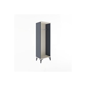 Arges Dolap Tek Askılı 44x30x134 Antrasit-aytaşı