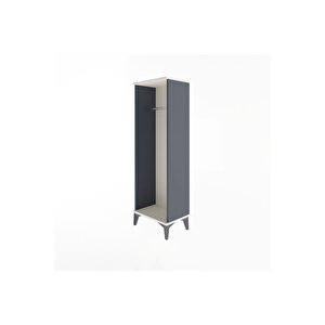 Arges Dolap Tek Askılı 44x30x134 Antrasit-aytaşı