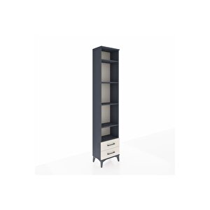 Arges Dolap 5 Raflı 2 Çekmeceli 44x30x221 Antrasit-aytaşı