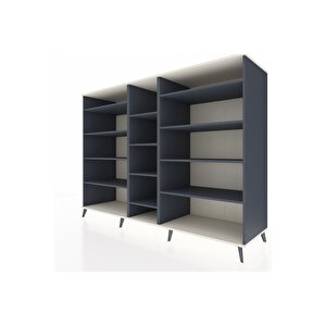 Kronos Dolap 11 Raflı  220x59x163 Antrasit-aytaşı/antrasit